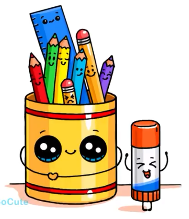 619x720 Got All My School Supplies! Cute Pictures!! Cute Kawaii