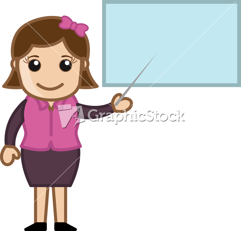 1000x961 Free School Teacher Vector Image