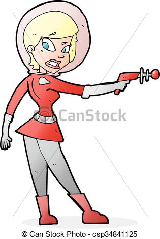 315x470 Cartoon Sci Fi Girl