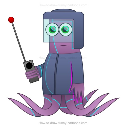 510x521 Drawing A Sci Fi Cartoon