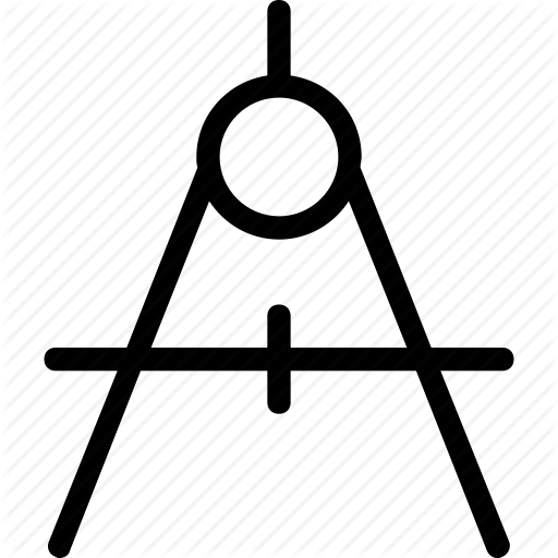 512x512 Compass, Divider, Drawing, Geometrical Compass, Geometry Tool Icon