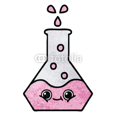400x400 Retro Grunge Texture Cartoon Science Beaker Buy Photos Ap