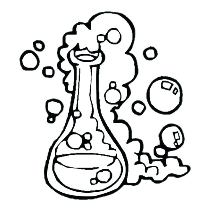 728x705 Science Coloring Pages Color My World Science Drawing