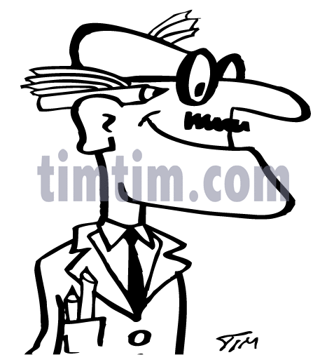 467x506 Free Drawing Of A Scientist Bw From The Category Occupations +