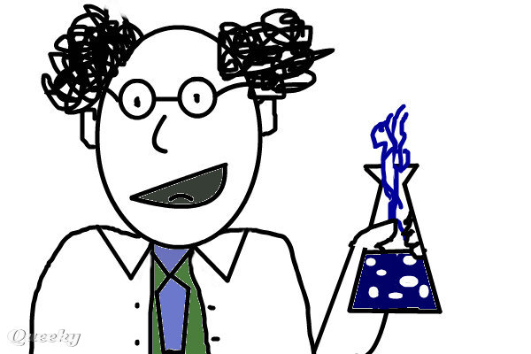 600x400 Typical Scientist Sketch A Cartoons Speedpaint Drawing