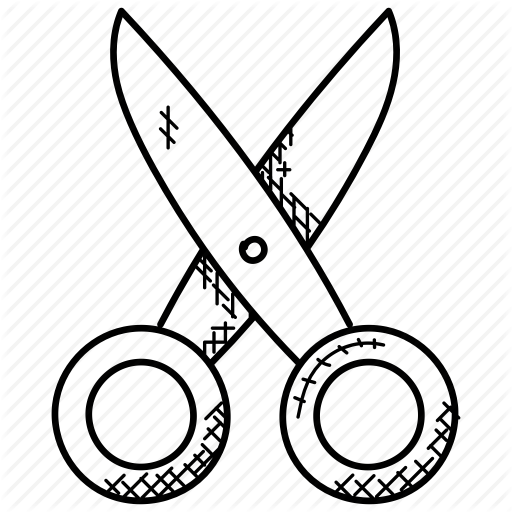 512x512 Scissor Drawing Free Download On Unixtitan