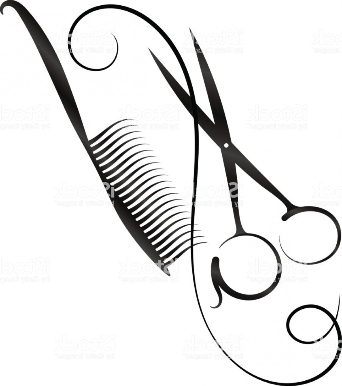1088x1228 Scissors And Comb Silhouette