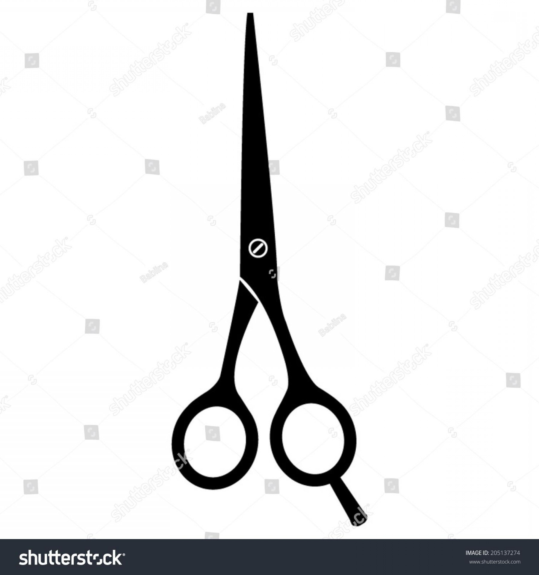 1800x1920 Best Stock Vector Barber Shears Scissors Icon Illustration Drawing