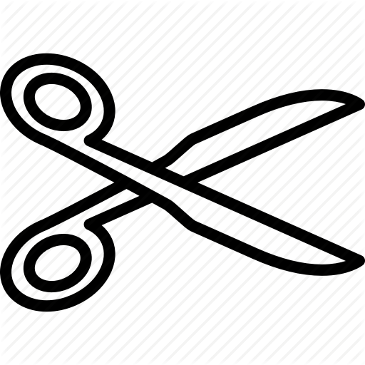 512x512 Scissors, Drawing, Illustration, Transparent Png Image Clipart