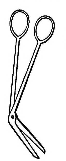 272x657 Vintage Scissors Drawing