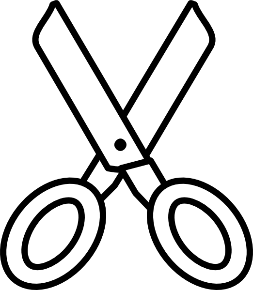 522x599 Collection Of Free Scissors Drawing Clipart Download On Ui Ex