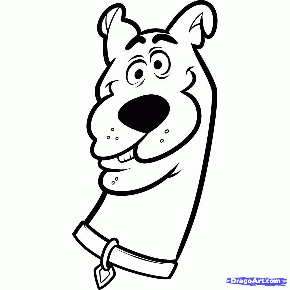1119x1119 How To Draw Scooby Doo Easy, Step