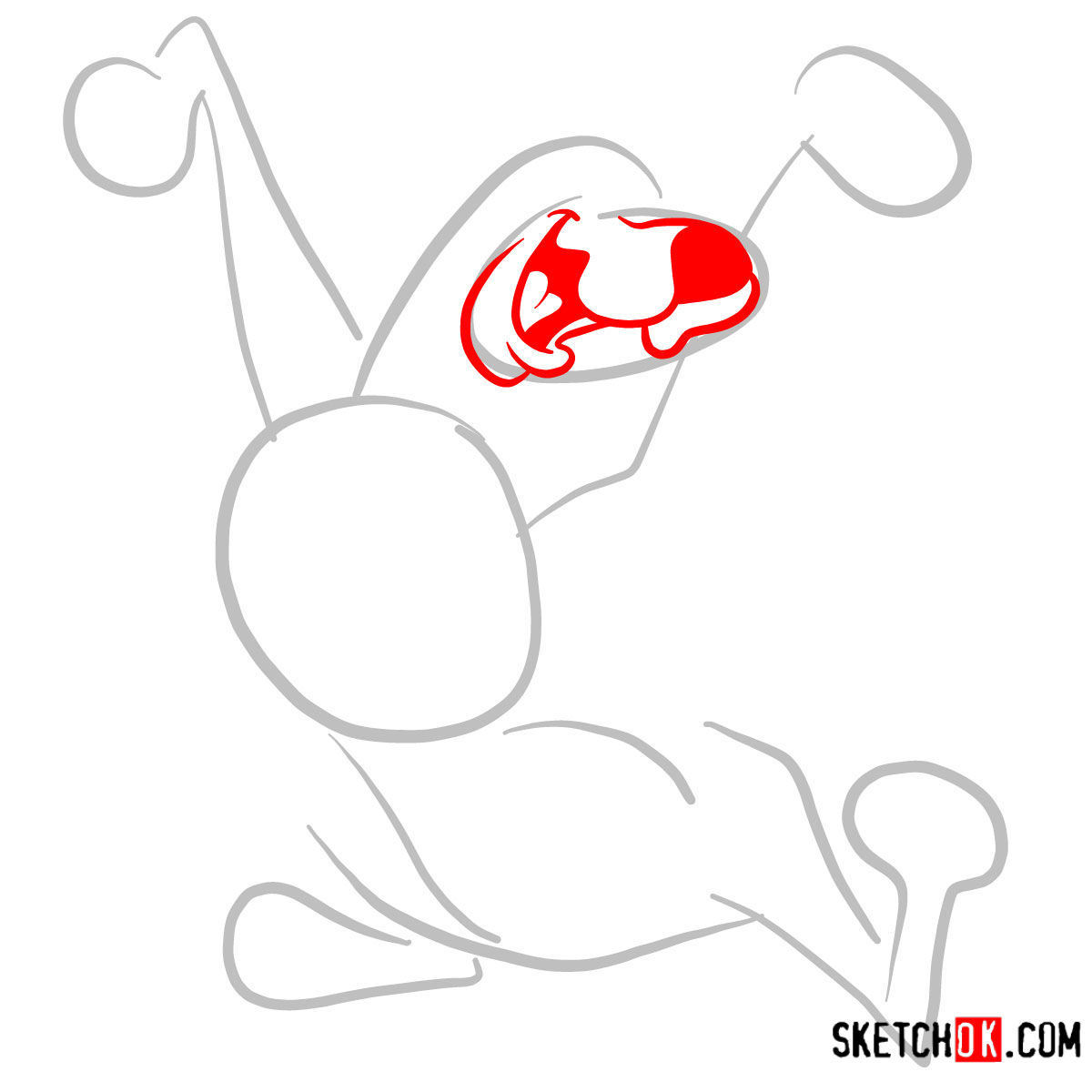 1200x1200 How To Draw Happy Scooby Doo