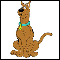 200x200 How To Draw Scooby Doo Cartoon Characters Drawing Tutorials