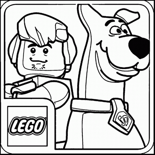 530x530 Lego Scooby Doo Coloring Sheets