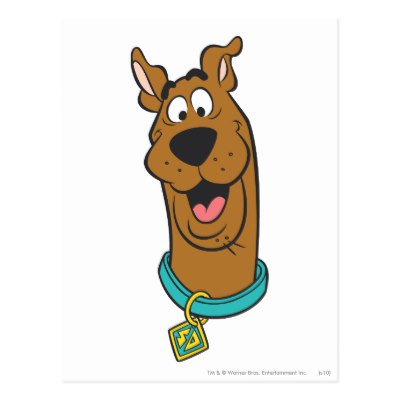 400x400 Scooby Doo Smiling Face Postage