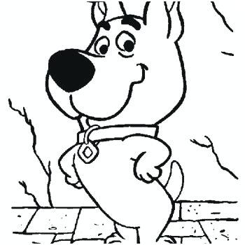 350x350 Scooby Doo Coloring Pictures