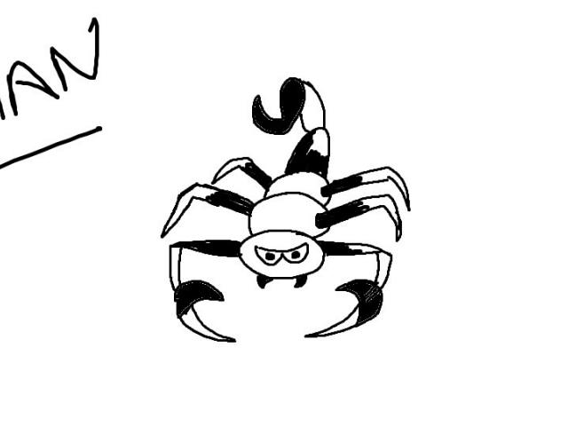 640x480 Free Drawn Scorpion, Download Free Clip Art