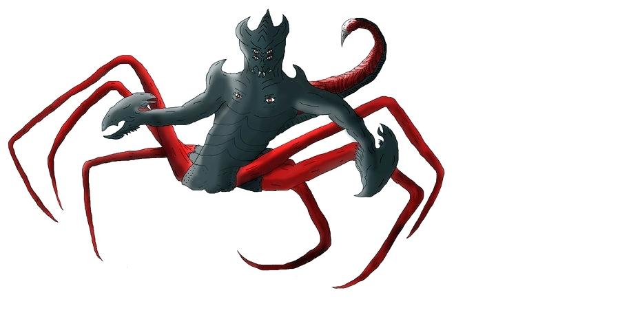 900x464 half spider human half scorpion half spider