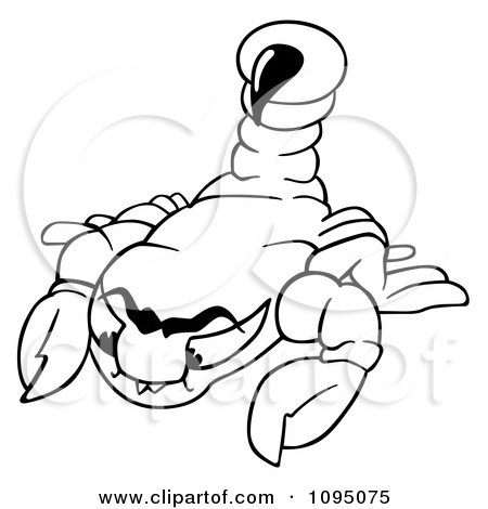 450x470 Outlined Scorpion Posters, Art Prints