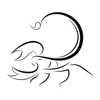 350x350 You Searched For Scorpions Line Drawing On White Background