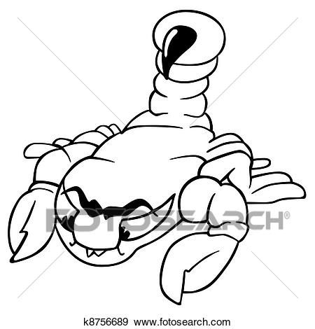 450x470 Collection Of 'scorpion Line Drawing' Download More Than