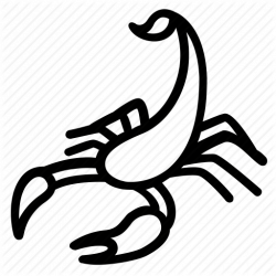 250x250 Drawing Scorpion Line, Picture