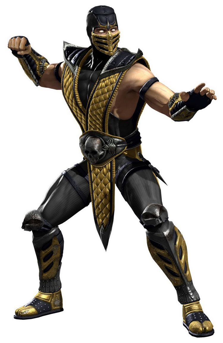 750x1150 Scorpion Mortal Kombat Clipart
