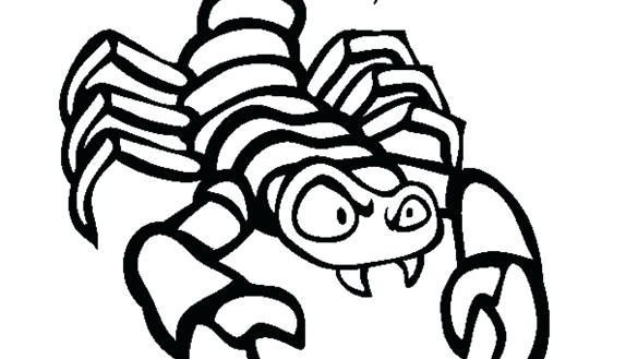 585x329 Spiderman Scorpion Coloring Pages Mortal Kombat Printable And Sub