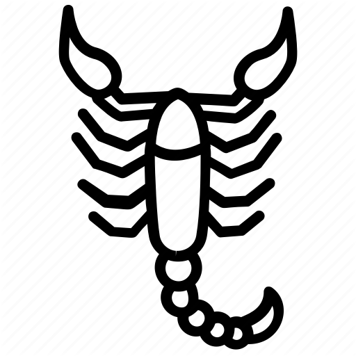 512x512 Scorpian Drawing Tattoo Transparent Png Clipart Free Download