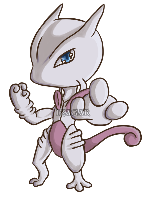 600x793 How To Draw Mega Mewtwo Xyz