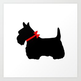 264x264 Scottie Dog Art Prints