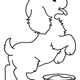 268x268 Scottie Dog Coloring Page