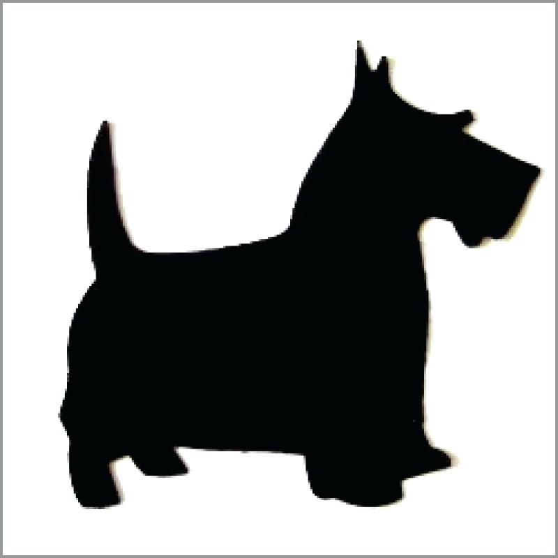 800x800 Scottie Dog Template