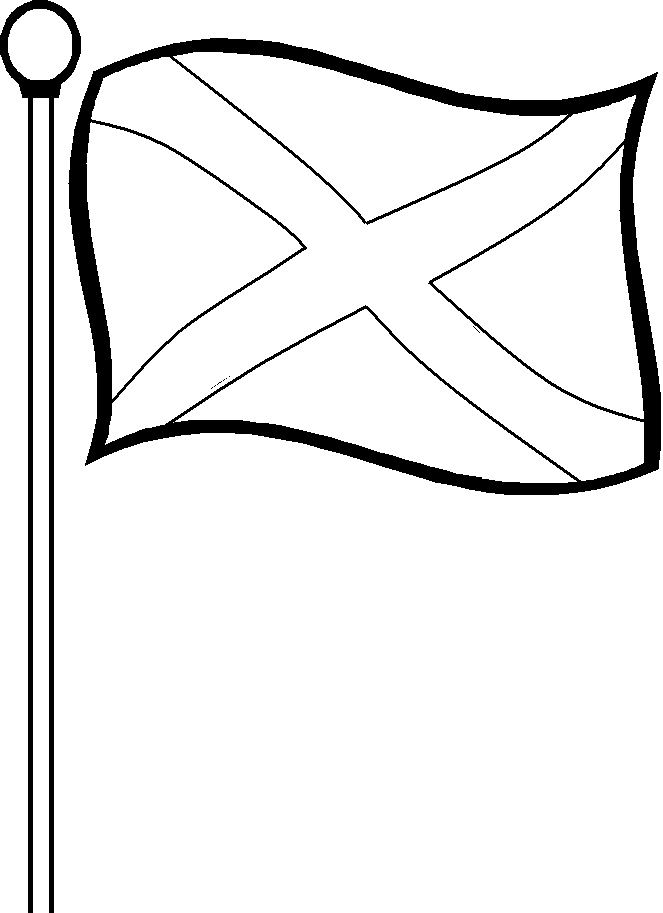 663x913 Coloring Scottish Flag Picture