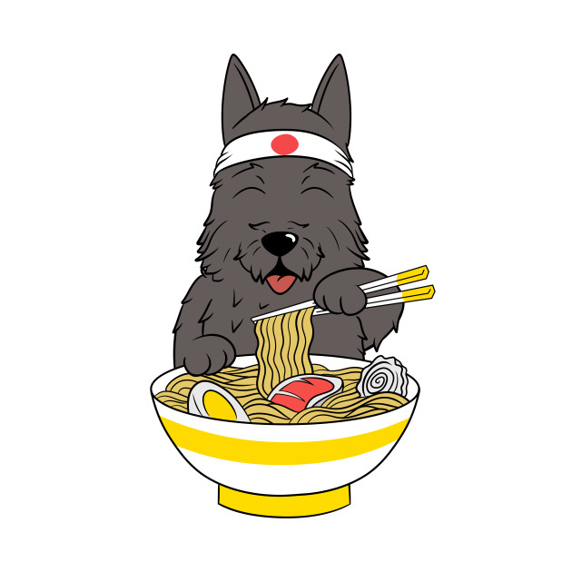 630x630 Scottish Terrier Ramen Lover