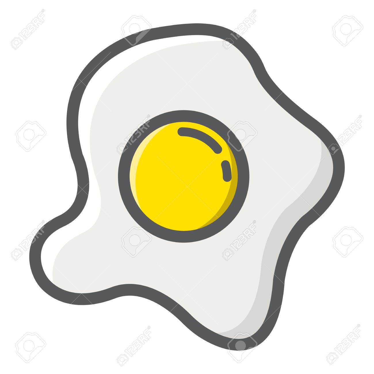 Scrambled Eggs Drawing Free download on ClipArtMag