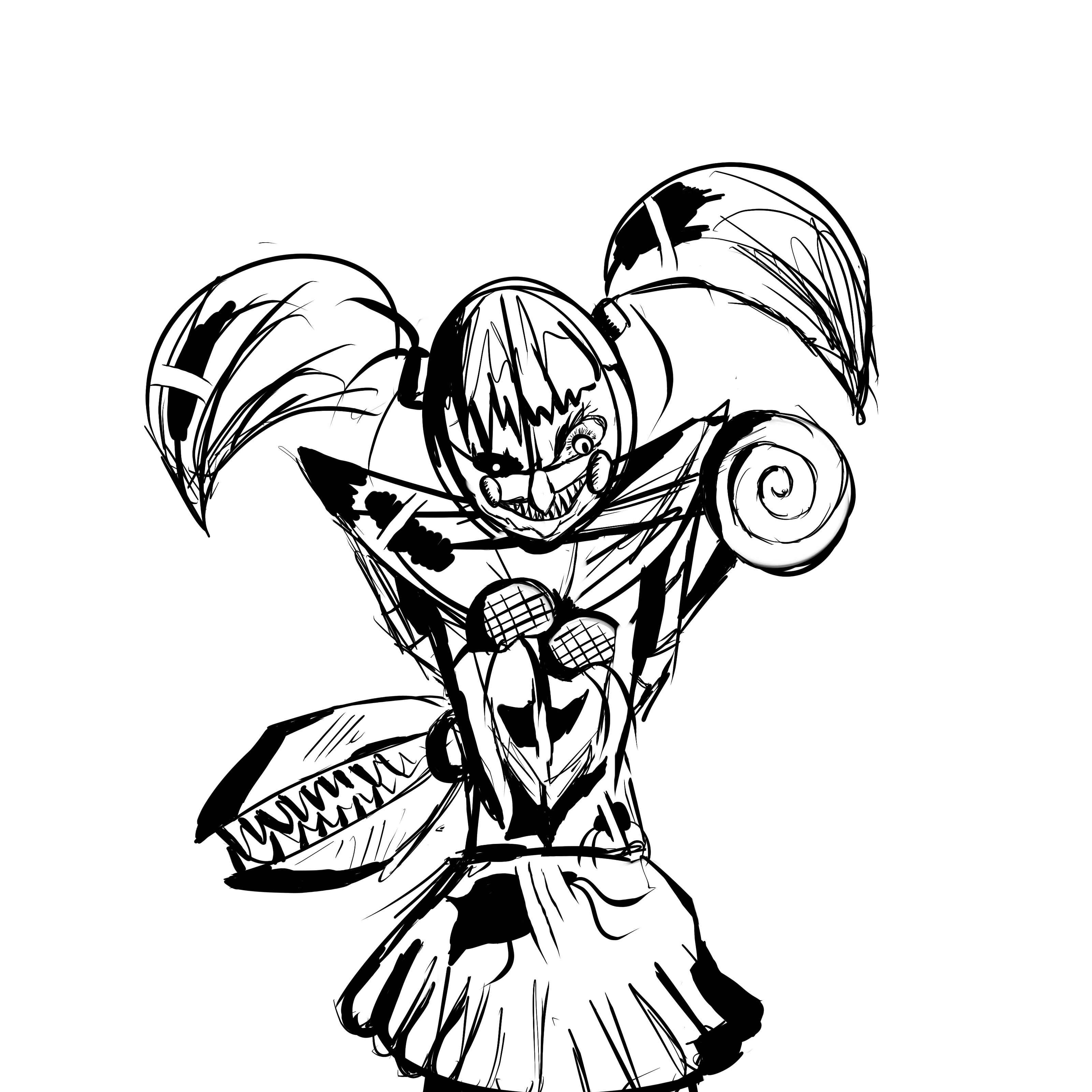 3200x3200 scrap baby fivenightsatfreddys