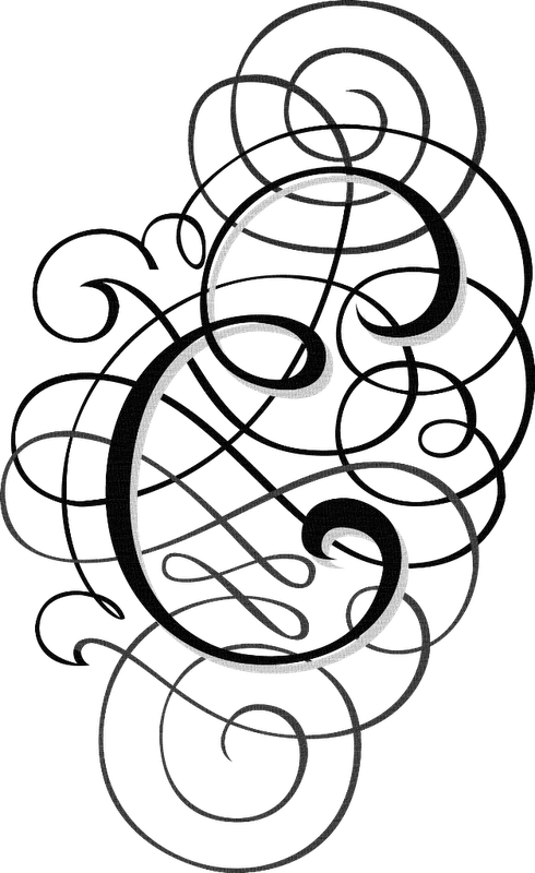490x800 Zibi Vintage Scrap Monogram Lettering, Stylish Letters