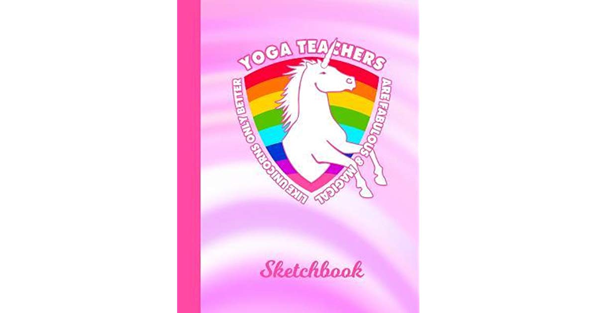 1200x630 Sketchbook Science Teacher Unicorn Rainbow Pink Cover For Girls