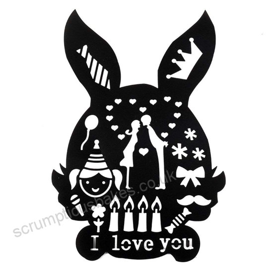 550x550 Diy Stencils Template For Notebook Diary Cards