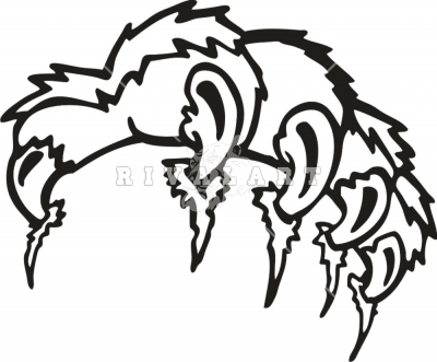 400x331 Claw Scratch Clipart Jaguar