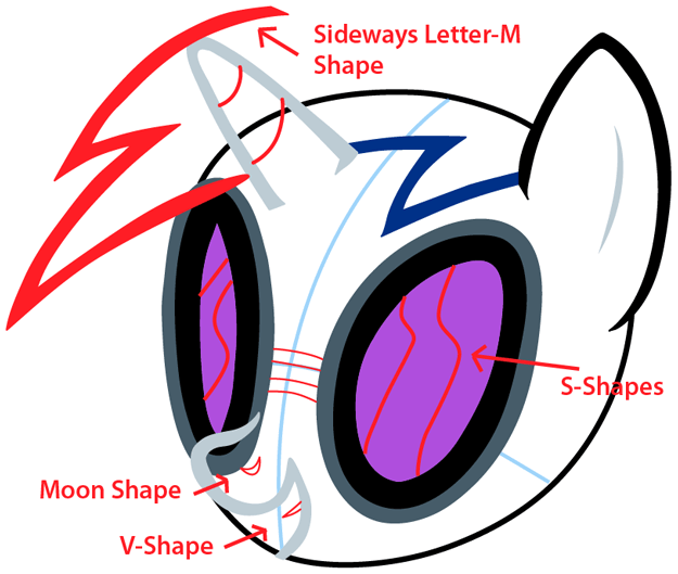 625x529 How To Draw Vinyl Scratch From My Little Pony With Easy Step