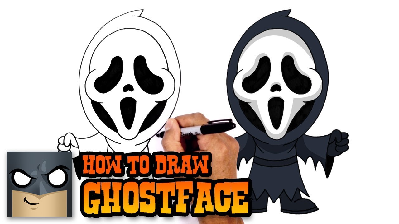 1280x720 How To Draw Ghostface Scream