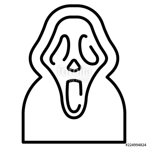 500x500 Scream Line Illustration Stock Image And Royalty Free Vector