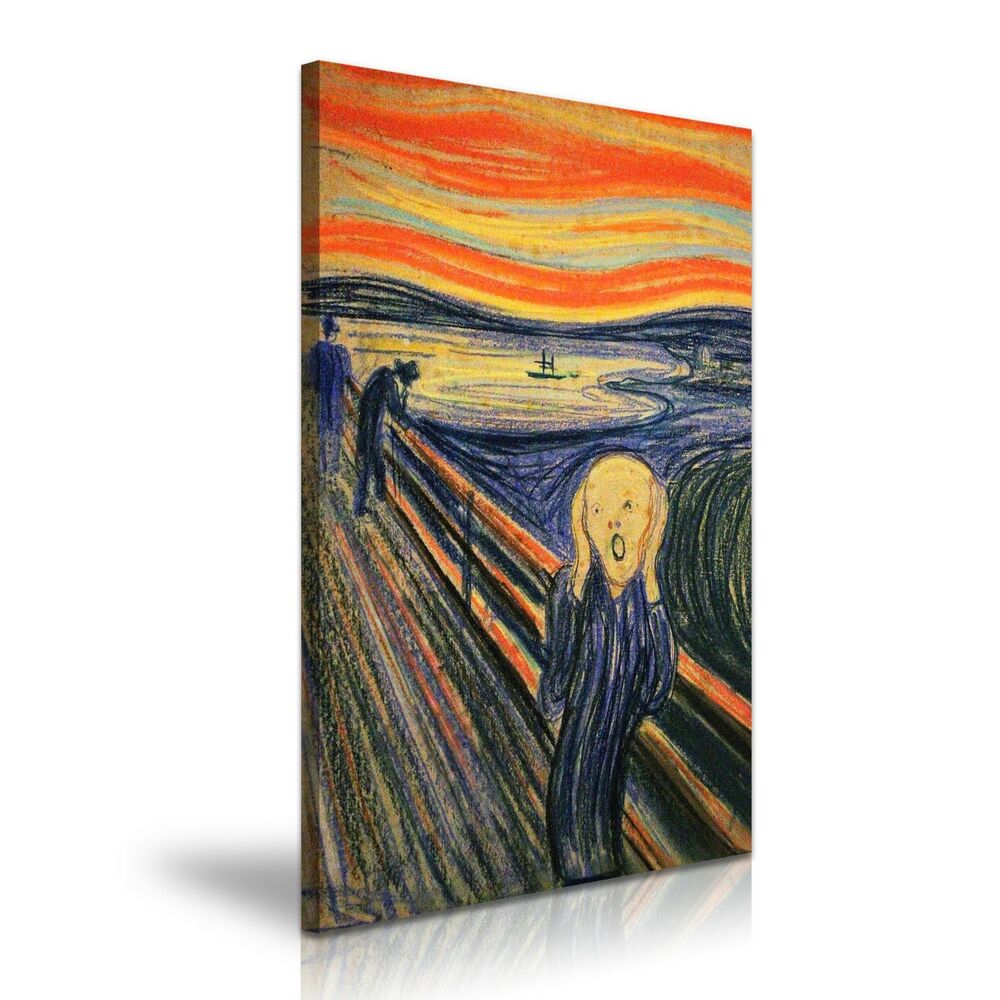 1000x1000 the scream edvard munch materpiece reproduction canvas art