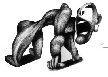 375x266 The Silent Scream Drawing
