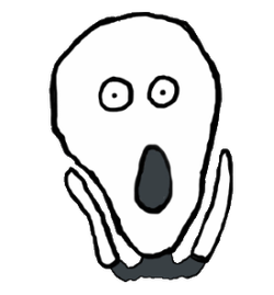 250x269 Collection Of Free Scream Drawing Sadness Download On Ui Ex