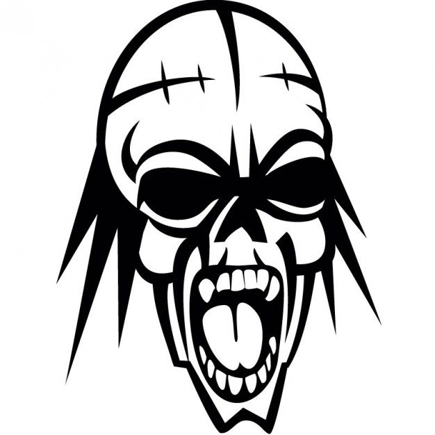 626x626 Scream Skull Vectors, Photos And Free Download