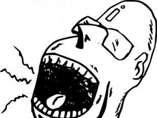 310x233 Screaming Face Vector Clip Art Free Vectors Ui Download